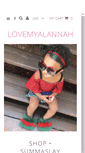 Mobile Screenshot of lovemyalannah.com